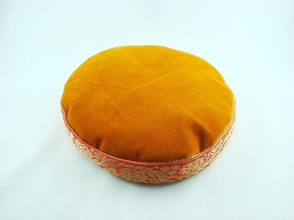 Klangschalenkissen - Orange ~ 16 cm