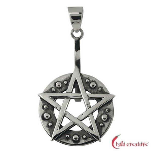 Donuthalter - Pentagram - 925-er Silber