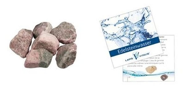 Wassersteine Rhodonit - Geschenkdose
