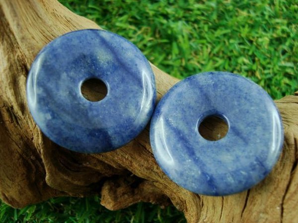 Blauquarz - Donut 30 mm