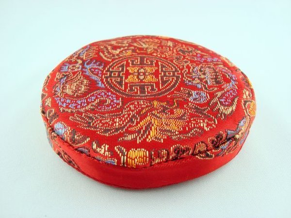 Klangschalenkissen - Rot Mandala - 11,0 cm