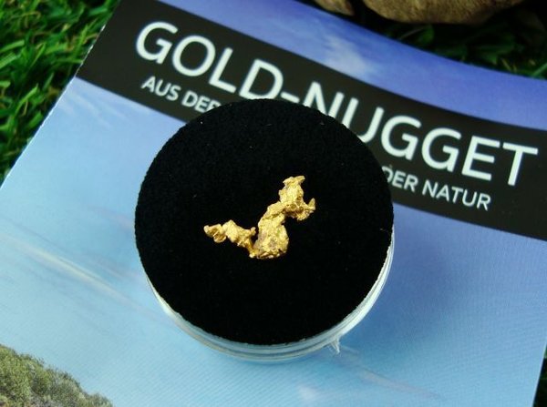 Gold-Nugget ~ 0,6 gr. - Golden Triangle