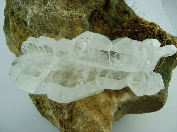 Fadenquarz (Bergkristall) - Stufe