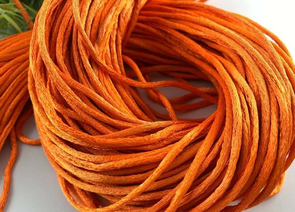 Nylonband - orange - 1 Meter (Sonderposten)